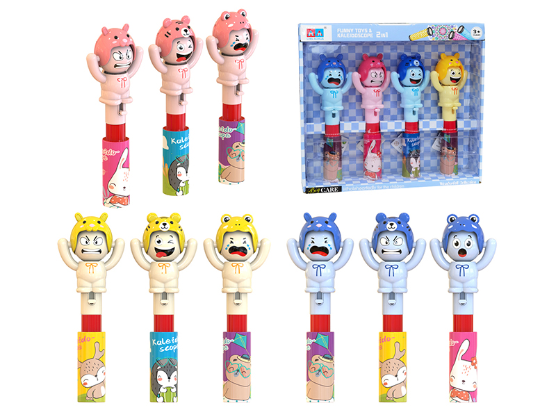 Face Changing Doll + Kaleidoscope(4PCS)