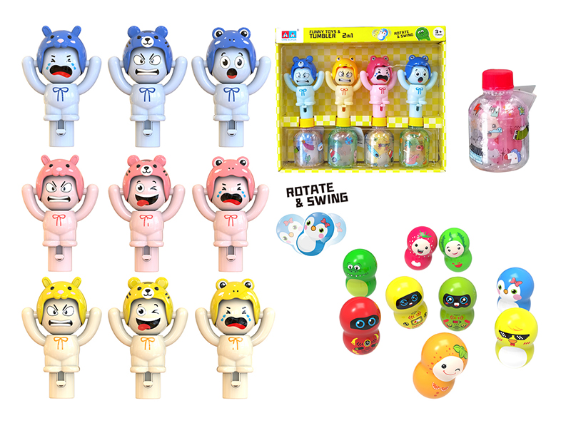 Face Changing Doll +Tumbler(4pcs)