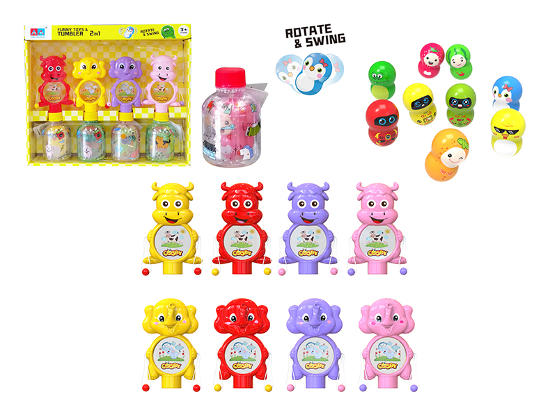 Animal Rattle + Tumbler(4PCS)