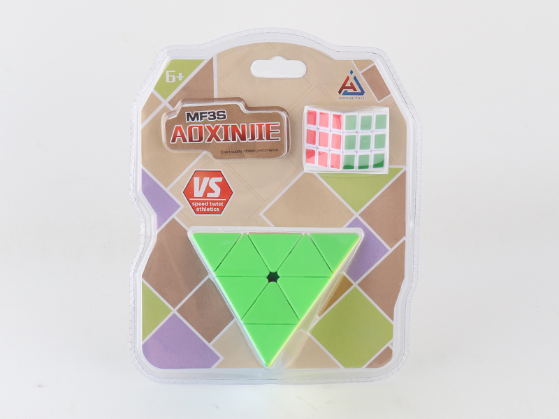 Pyraminx + 3.3cm Magic Cube