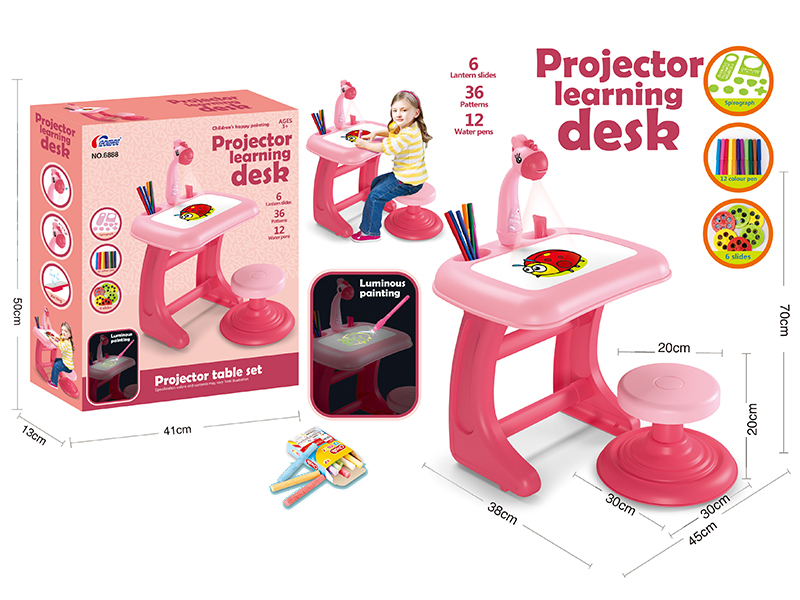 Projector Learning Desk(Glow In The Dark)