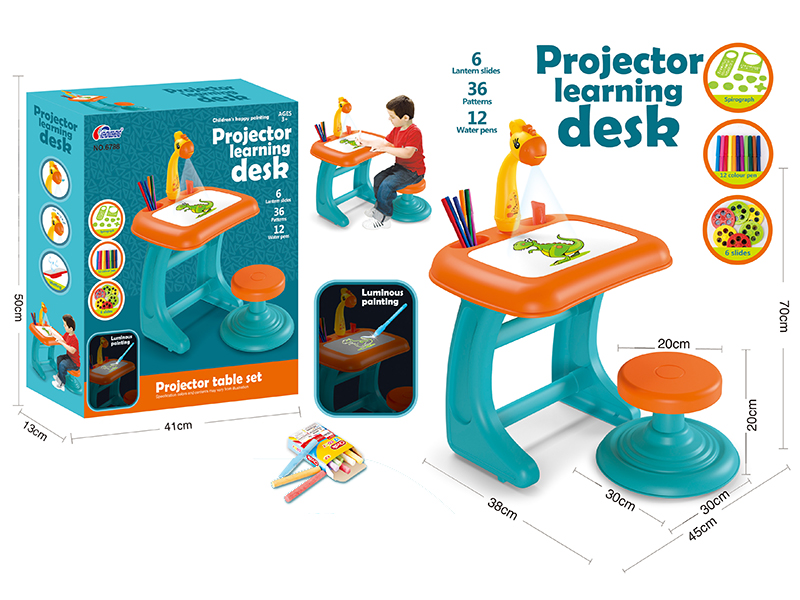 Projector Learning Desk(Glow In The Dark)