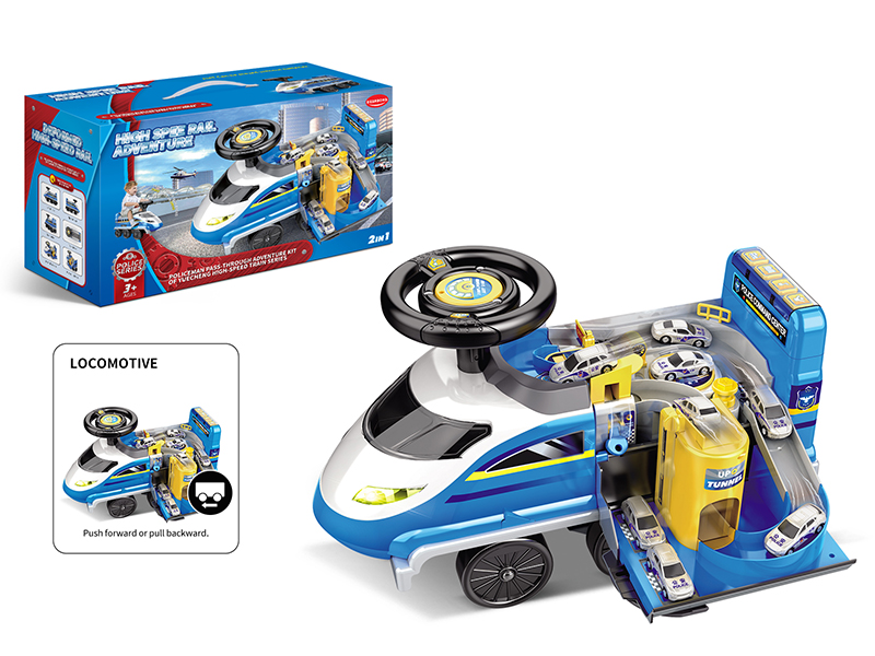 Slide Police High Speed Rail Adventure