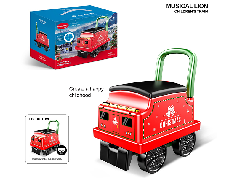 Christmas Retro Carriage With Stories