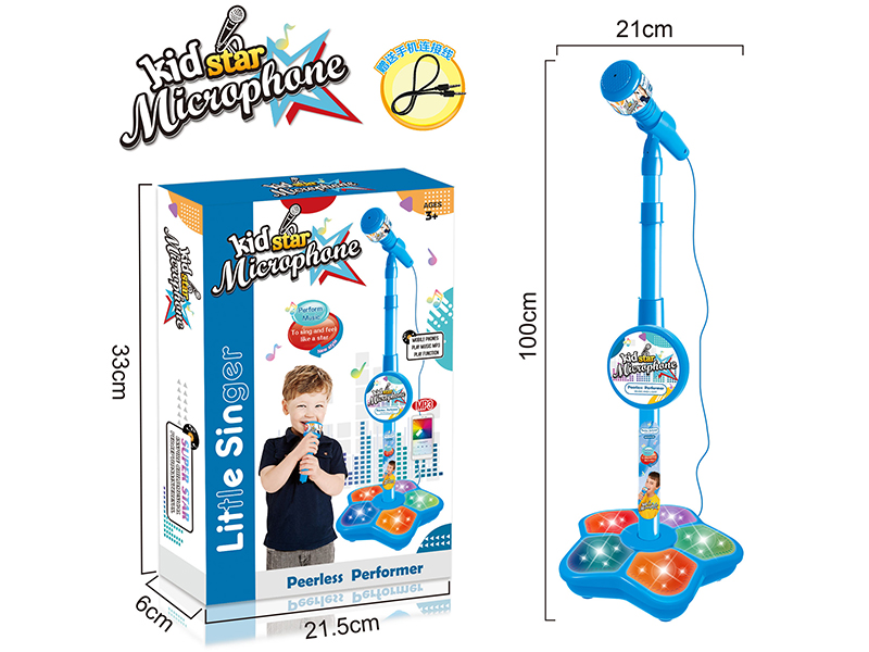 Microphone With Light(Blue)