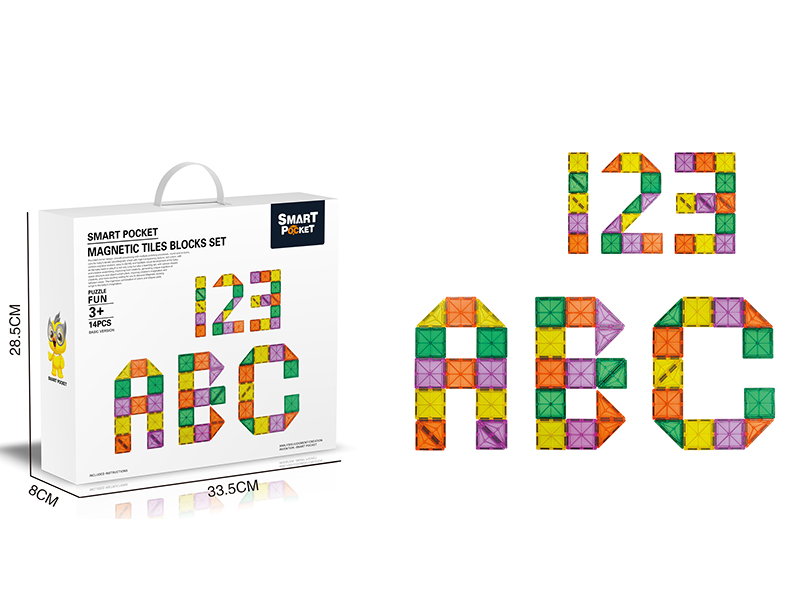 Magnetic Tiles Building Blocks Set 14pcs