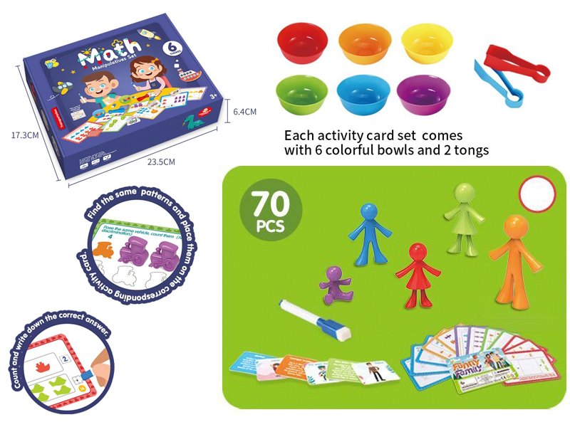 Math Manipulatives Set 70pcs