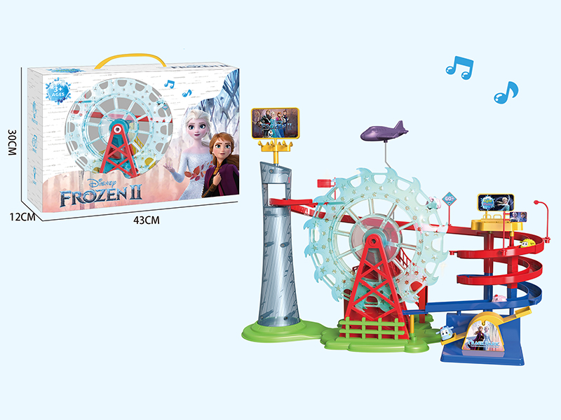 Frozen Ferris Wheel & Assembly Track Series With Light And Music