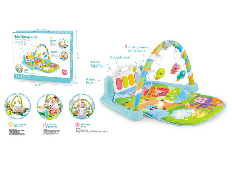 Monkey Pedal Piano Fitness Blanket