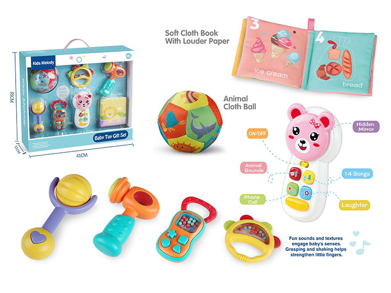 Baby Toy Gift Set(With Light And Music)