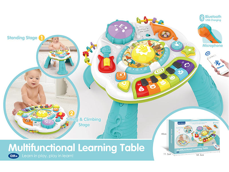 Blue-Tooth Multifunctional Learning Table
