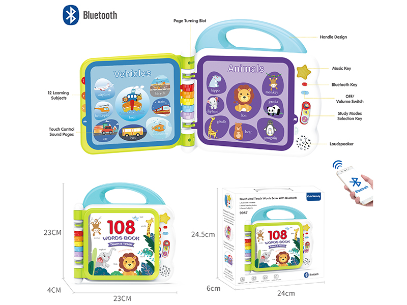 Blue-Tooth English Point Reading Book