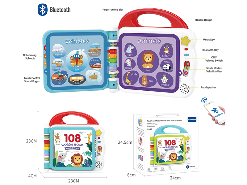 Blue-Tooth English Point Reading Book