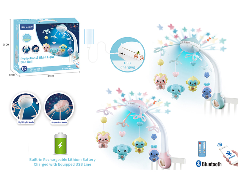 Blue-Tooth Projection & Night Light Bedside Bell