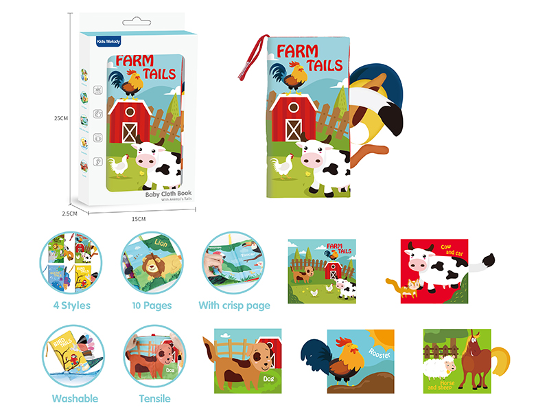 Farm Tails Cloth Book