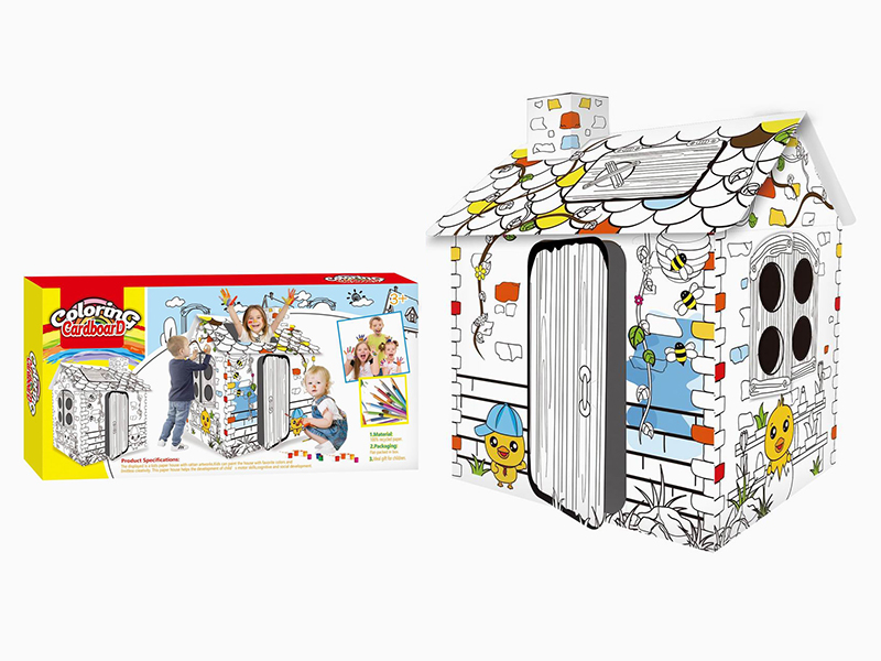 Creative Graffiti -DIY House(8 Water Color Pen)