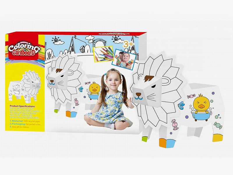 Creative Graffiti -DIY Lion(12 Water Color Pen)