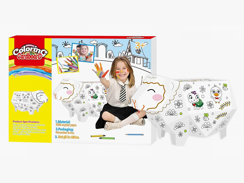 Creative Graffiti -DIY Lucky Sheep(4 Water Color Pen)