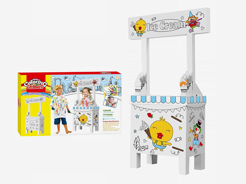 Creative Graffiti -DIY Ice Cream  Stand(6 Water Color Pen)