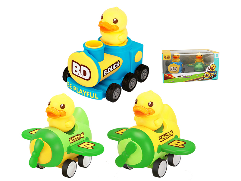 Press Inertia Car Set(Train +Airplane)