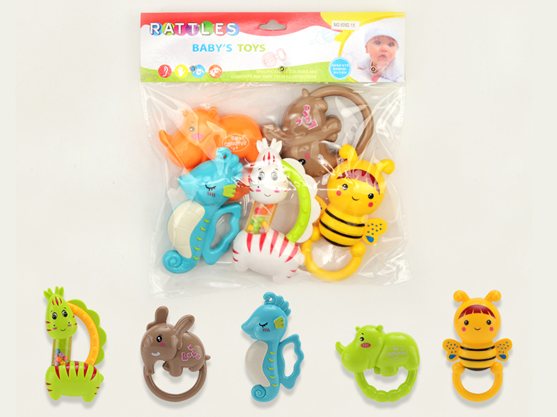 5pcs Baby Rattles
