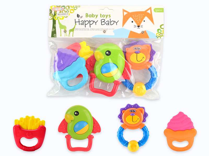 4pcs Baby Rattles