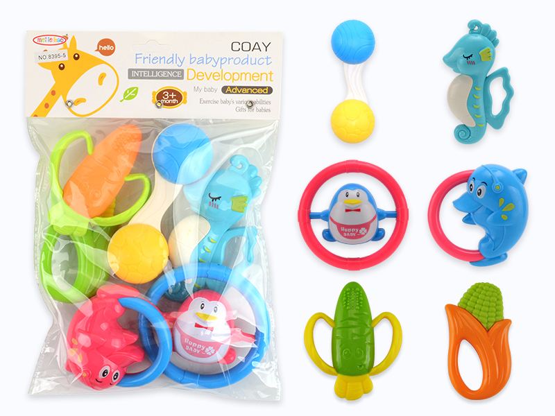 6pcs Baby Rattles