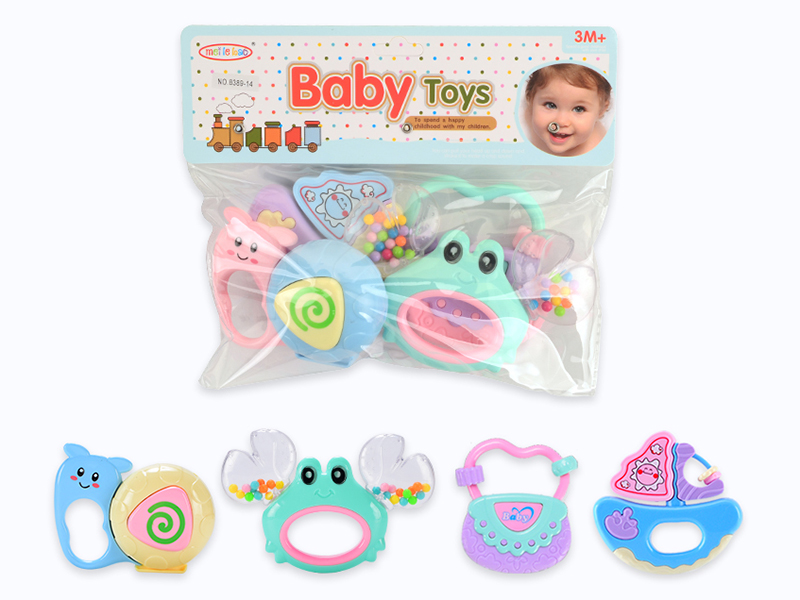 4pcs Baby Rattles