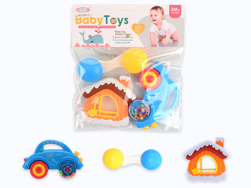 3pcs Baby Rattles