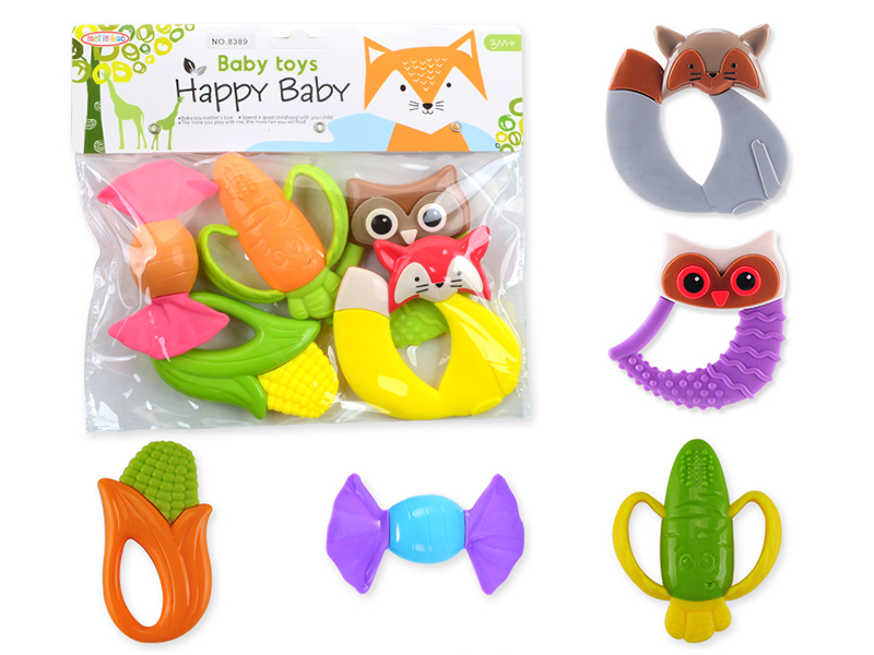 5pcs Baby Teether