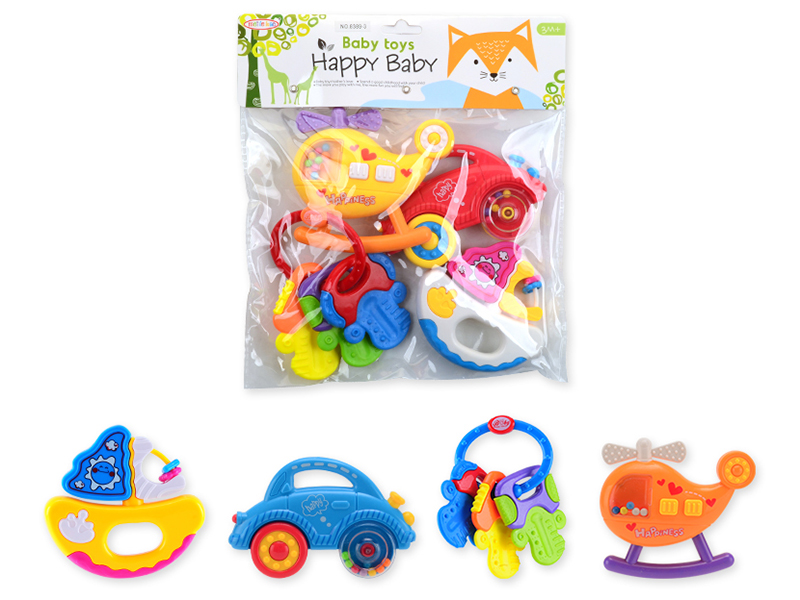 4pcs Baby Teether