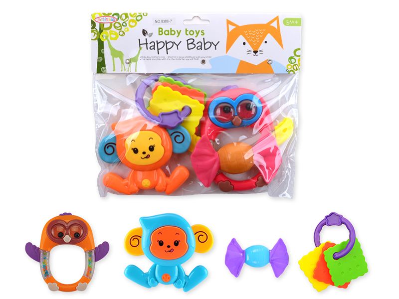 4pcs Baby Teether