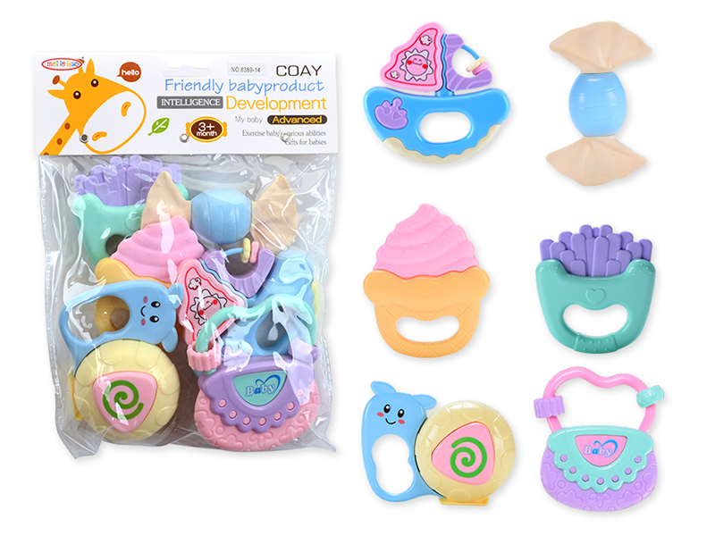 6pcs Baby Rattles