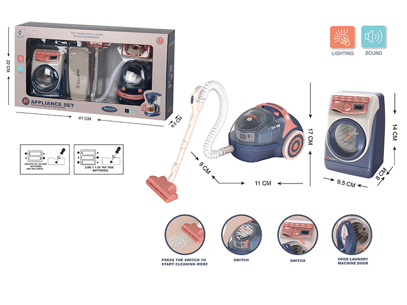 Vacuum Cleaner +Washing Machine
