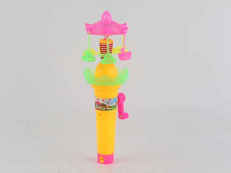 Hand Cranking Carousel With Lights