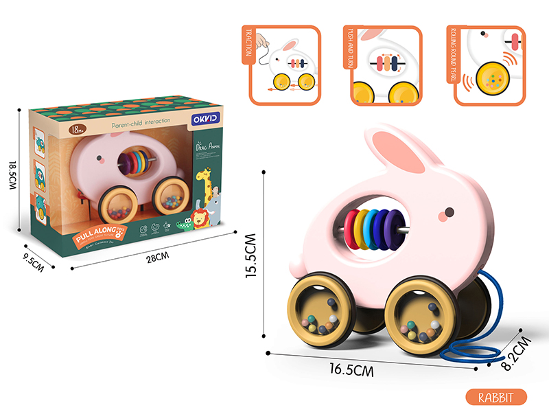 Pull Along Toys - Rabbit