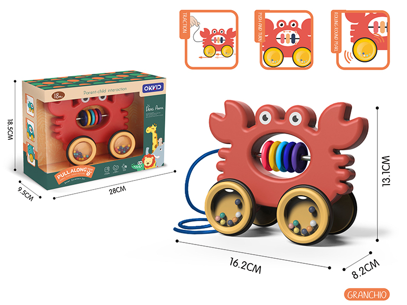 Pull Along Toys - Granchio