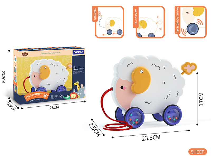 Pull Along Toys - Sheep