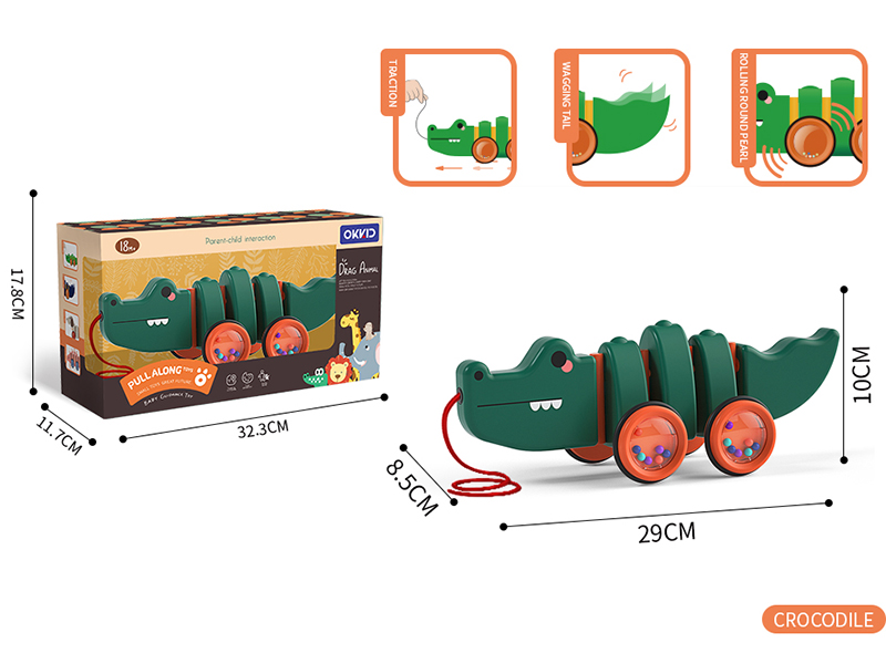 Pull Along Toys - Crocodile