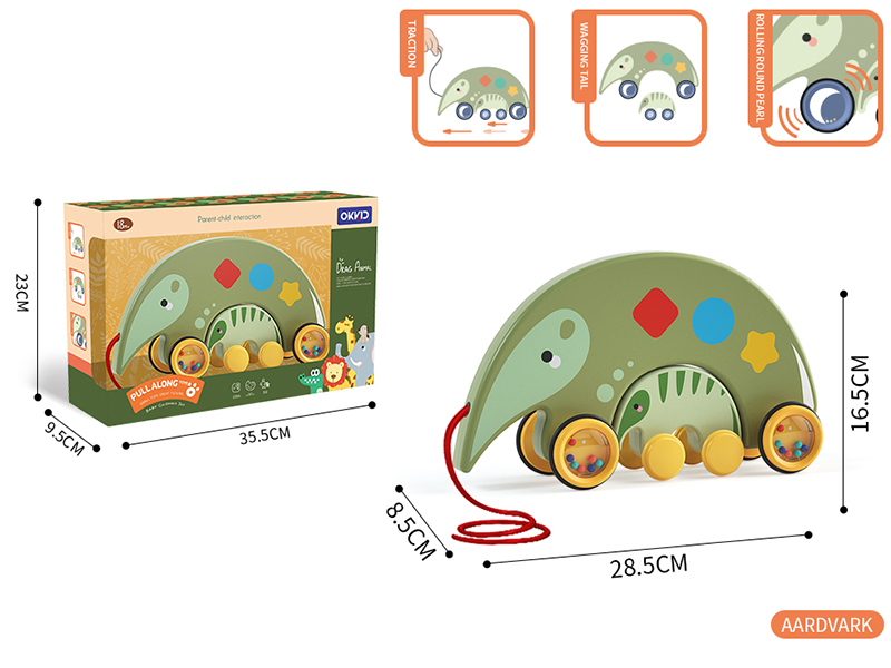 Pull Along Toys - Anteater
