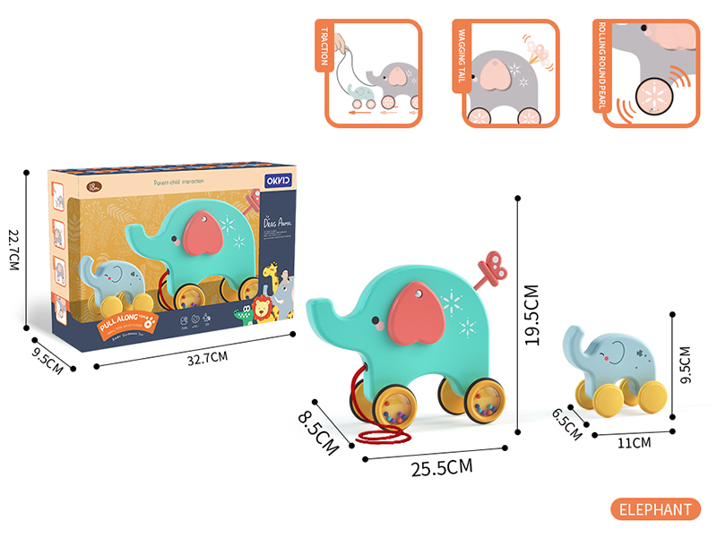 Pull Along Toys - Elephant