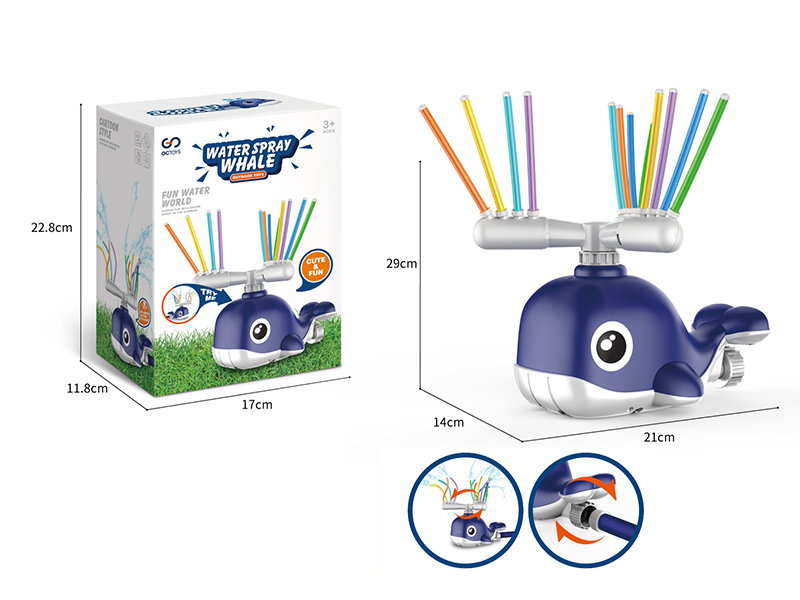 Water Spray Whale Outdoor Toys