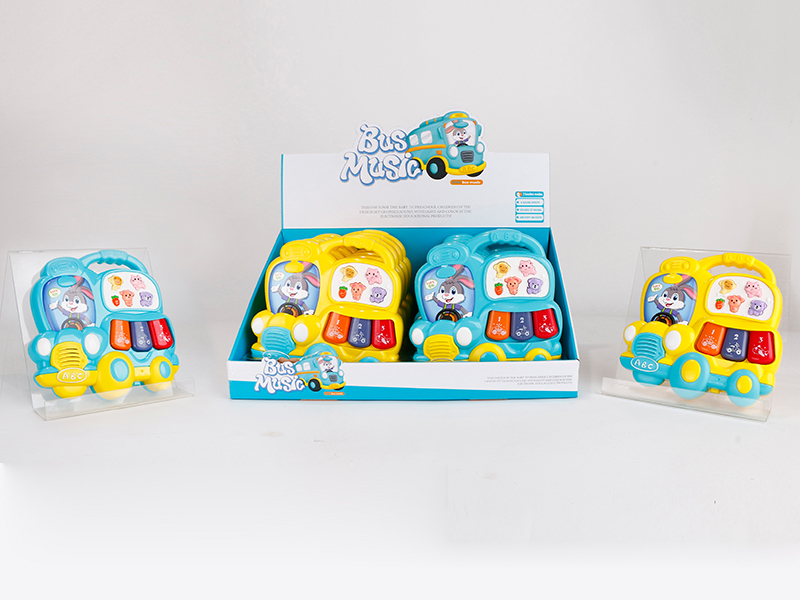 Cartoon Car Electronic Organ 8pcs