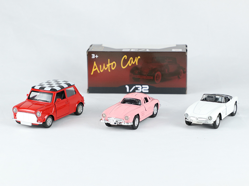 1:32 Benz,BMW,Bean Mini Alloy Pull Back Car