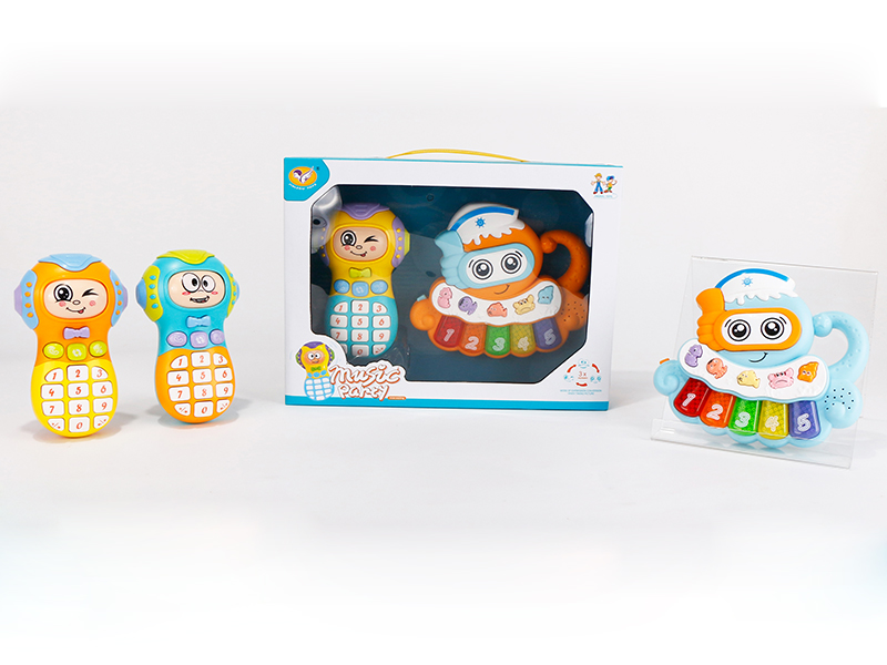 Face Changing Mobile Phone, Octopus Electronic Organ 2pcs