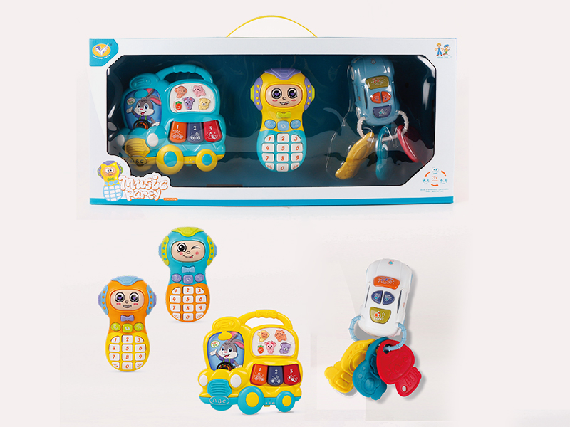 Car Electronic Organ,Mobile Phone ,Small Car 3PCS