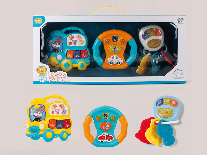 Car Electronic Organ,Steering Wheel,Remote Controller  3PCS