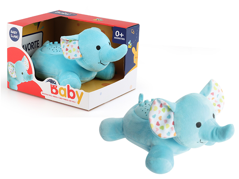 Plush Elephant With Projection,Sound And Light