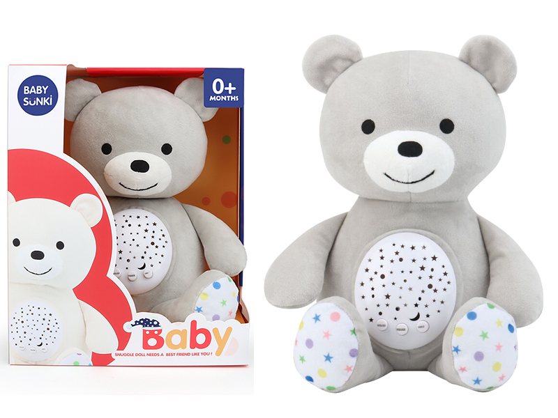 Gray Bear With Projection