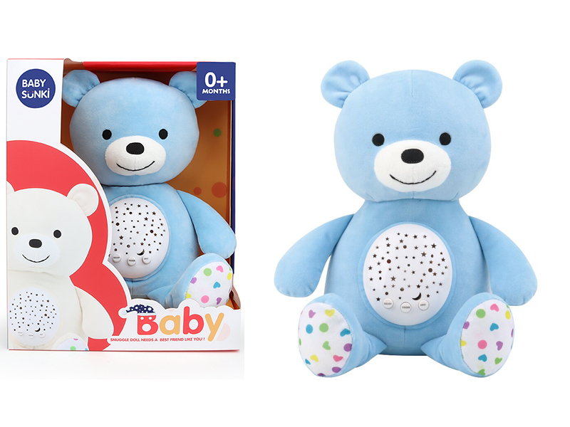 Blue Bear With Projection